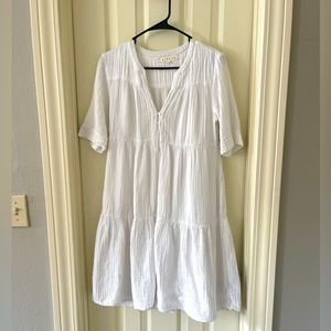 Xirena soft cotton gauze midi dress
